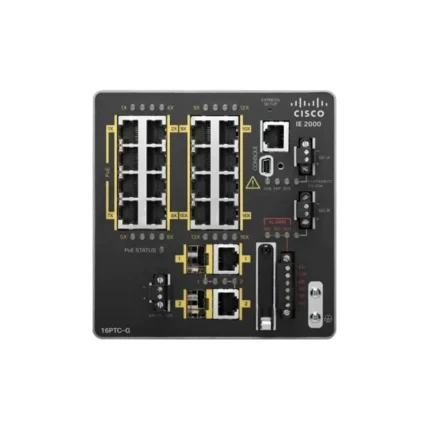 IE-2000-16PTC-G-L, HKShanhai Group Limited IE 2000 Switch, 16xFE PoE/GE uplinks/LAN Lite