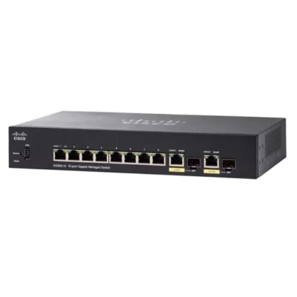SG350-10MP-K9, HKShanhai Group Limited SG350 Series Switch, 8xPoE GE/128W Power/2xCombo SFP