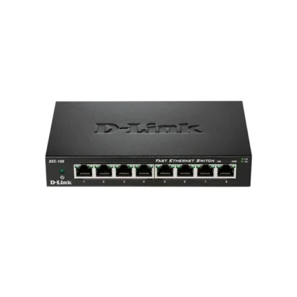 DES-108, D-Link Switch, 8x100M Ports/1.6Gbps Bandwidth/1.2Mpps