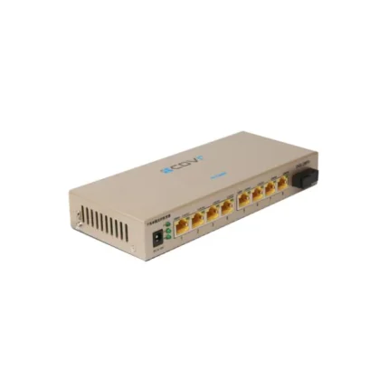DGE-268SA, D-Link DGE Series Media Converter, 8x10/100/1000Base-TX, 1000Base-LX, Max 20km