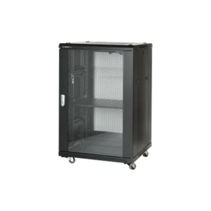 PFC200D-18U6D, Dahua 19" Rack Cabinet, 18U/Steel Frame/Glass Door