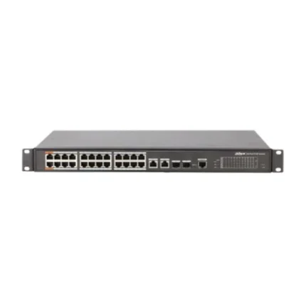 PFS4226-24ET-240, Dahua PFS4226 Series Switch, 24xPoE Ports/240W Power/Layer 2 Managed