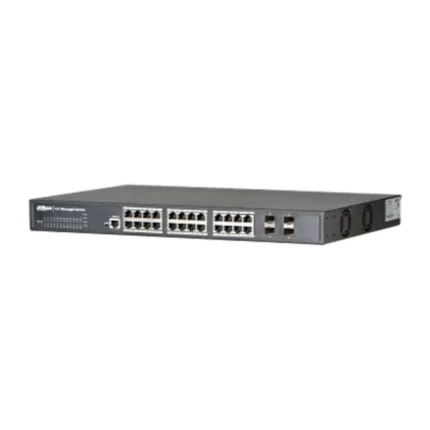 PFS5424-24T, Dahua PFS5424 Series Switch, 24xGE RJ45/4x10GE SFP+/L2+ Managed