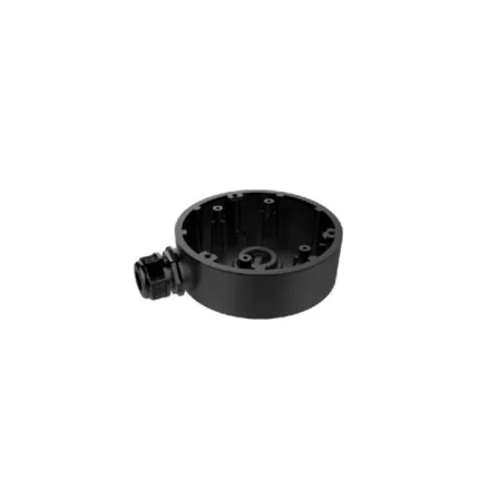 DS-1280ZJ-DM46(Black), Hikvision DS-1280ZJ Series Junction Box, Metal material/Black color/For dome camera