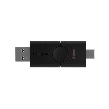 DTDE, Kingston DTDE USB Flash Drive, Dual USB-A & USB-C, 64GB Capacity, USB 3.2 Gen1