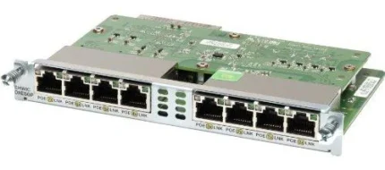 EHWIC-D-8ESG-P, HKShanhai Group Limited EHWIC WAN Card, 8-Port Gigabit Ethernet/Enhanced High-Speed WAN/For 1900 2900 3900 Series